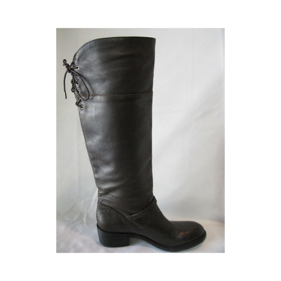 NEW BCBGeneration Brown Leather Riding Boot - Picture 6 of 8